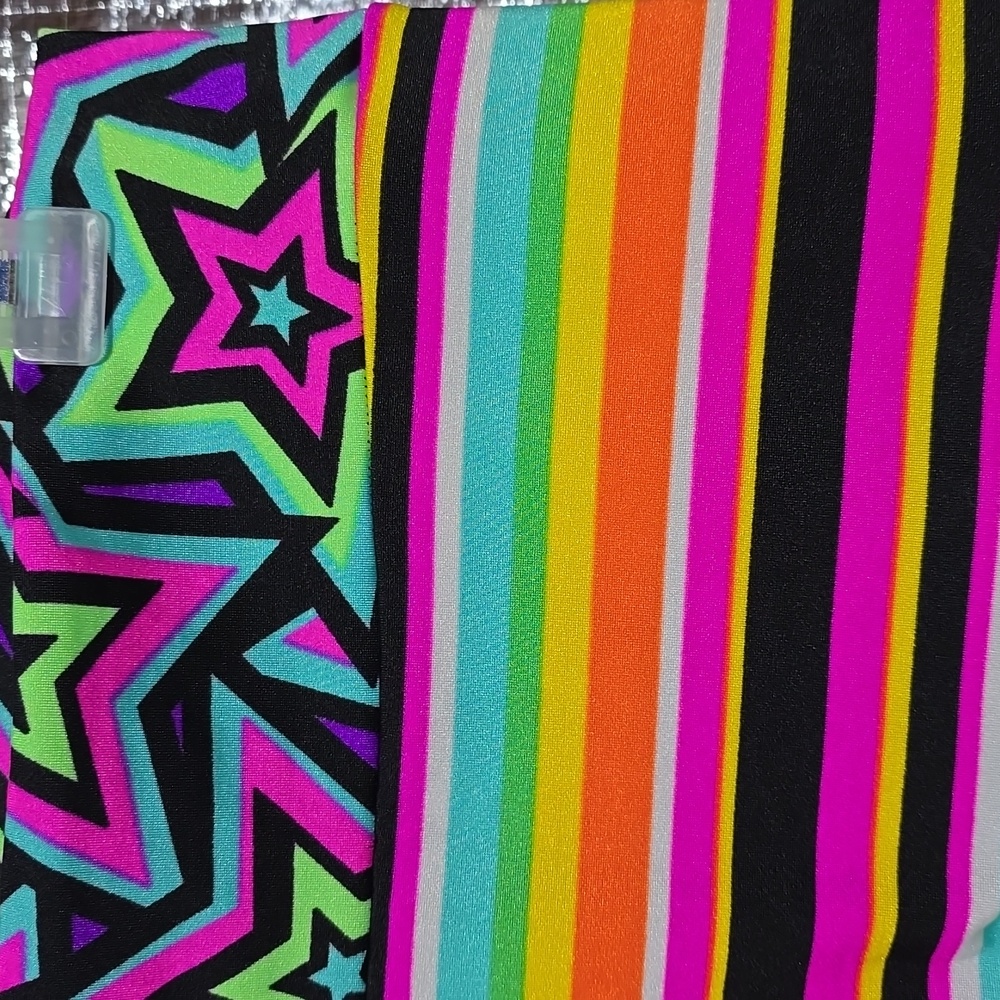 EUC K-Deer Girls Multi neon/rainbow punk stripe XL
